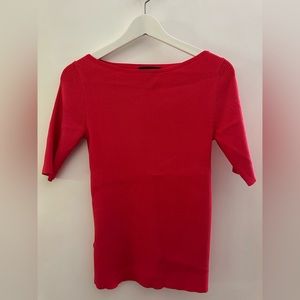 Ann Taylor red blouse